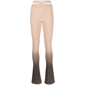 AndreäDamo Printed Cut-Out Trousers